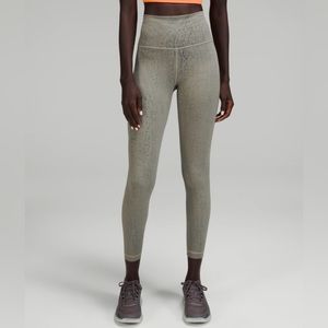 Wunder Train High-Rise Tight 25" Thread Dye Rover Black